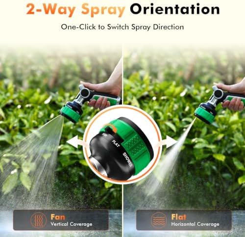 RESTMO Water Hose Nozzle Heavy Duty, Adjustable Garden Sprayer for Outdoor - Image 5