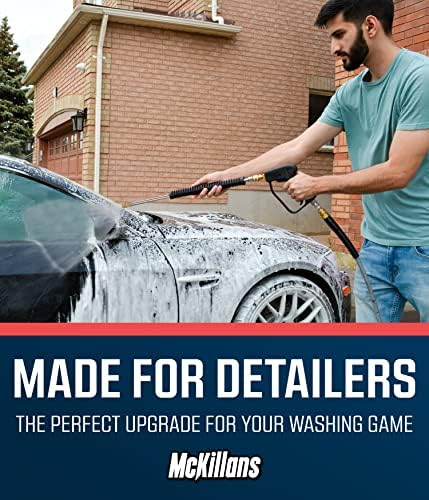 McKillans® Car Pressure Washer Extension Wand - Power Washer Wand Extension for Car Wash - Short Pressure Washer Wand Replacement - Pressure Washer Accessories & Attachments - 1/4” Quick Connect Plug - Image 4
