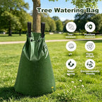 20 Gallon Tree Watering Bag, PVC Tree Watering Bags Slow Release, Durable UV-Resistant, Drip Irrigation Bag for Newly Planted Trees & Garden Care (4) - Image 2