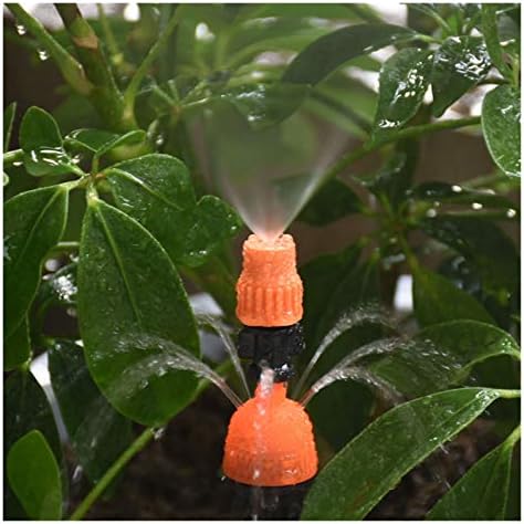 Gardening Watering System Tools Drip Irrigation Atomized Dripper Sprinkler Drip Irrigation System Garden Irrigation Atomized Micro Flow Dripper 4/7mm Hose 35 (Color : Orange) - Image 3