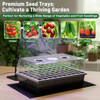 DazSpirit Seed Starter Kit, 60-Cell Tray with Grow Light and Heat Mat - Image 7