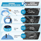 Kohree RV Water Hose 50 FT, 5/8" Drinking Water Hose with Storage Bag - Image 6
