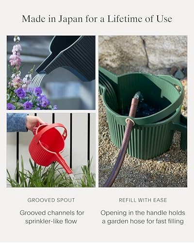 Hachiman Small Watering Can with Widened Spout - Image 4