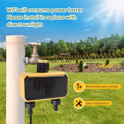 SolarWiFi Water Timer, 2 Zone Water Sprinkler Timer - Image 5