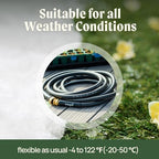 Vego Garden Leader Hose 100ft with Brass Thread and Swivel Grip Sleeve, 5/8" Leader Garden Water Hose with Male to Female Fittings for Garden & Yard - Image 7