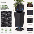 YITAHOME 4pcs Tall Planters 24&32" with Plantable Inner Pot Outdoor Planter - Image 4
