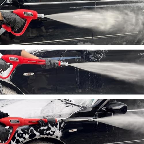 Pressure Washer Gun with Replacement Extension Wand, Upgraded Power Washer Gun with 5 Spray Nozzle Tips, M22 Fitting, 37 Inch, 3000 PSI - Image 6