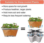 GameXcel Vertical Planter Tower - 6 Tier Stackable Garden Planters with Wheels and Tools Plant Pots for Strawberry Herb Flower and Vegetable Indoor Outdoor Use Gray 2 Pack - Image 6
