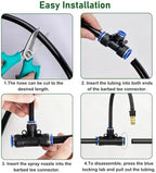 Adjustable Spray Pattern Irrigation Kit, 360° Adjustable Cooling Mister - Image 7