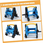 Freestanding Garden Hose Reel Storage Rack, PP Blue, 35m - Image 2