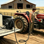 SILVEL 1 Inch Diesel Fuel Hose Reel 50 ft Retractable Spring Rewind - Image 4