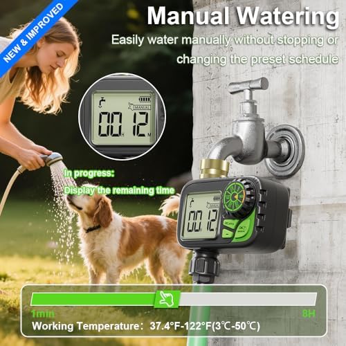 Programmable Digital Sprinkler Water Hose Irrigation Timer for Lawn - Image 3