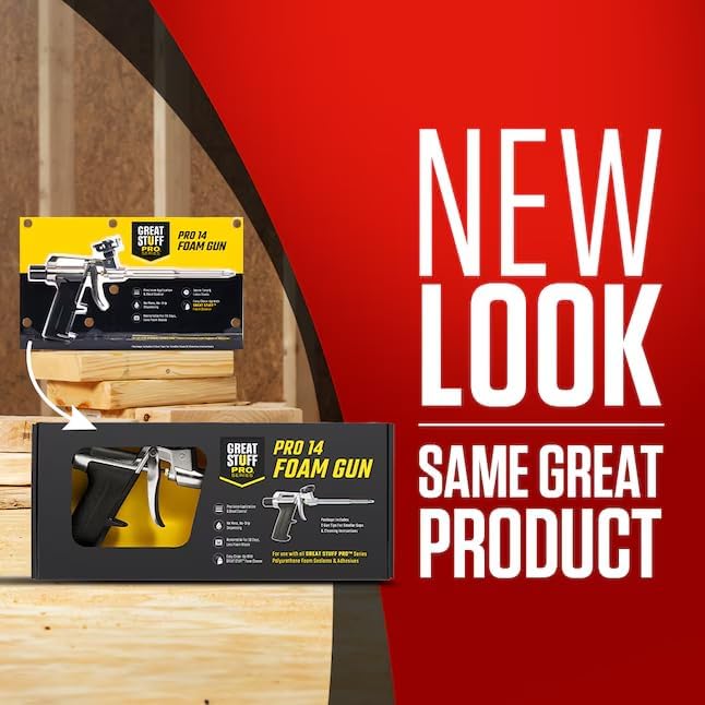 Great Stuff Pro 14 Foam Dispensing Gun, Silver - Image 3