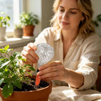 Plant Self Watering Globes 4 Pieces – Glass Automatic Waterer Device Self - Image 3