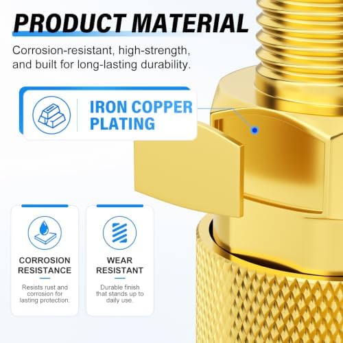 TAILONZ 1/4"MNPT M Style Quick Connect Industrial Air Coupler - Image 3