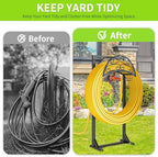 Garden Hose Holder, Rustproof Water Hose Reel for Outside - Image 4