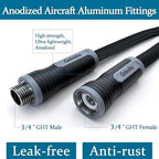Garden Hose 75 ft, Made of TPE (BetterThan PVC/Hybrid Polymer), Lightweight yet Durable Water Hose with Ergonomic Grip, Drinking Water Safe Material, All-Weather, 3/4" GHT Fittings - Image 6