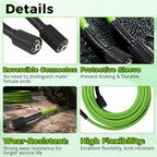 PWACCS Pressure Washer Hose 50 FT, 1/4" ID Steel Braided Power Washer Hose - Image 6