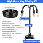 DIY Above Ground Plant Misting Watering System - Complete Sprinkler Kit for Efficient Garden Irrigation & Plant Care, Easy Installation, Adjustable Nozzle - Image 5