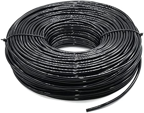 4/7mm Garden Watering Hose, PVC Micro Irrigation Pipe Drip Irrigation Tubing Sprinkler for Lawn Balcony Greenhouse (Color : 50 (164ft), Size : 1/4'') by Unknown