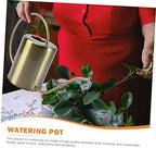 Stainless Steel Watering Pot 2000ml Long Spout Brass Garden Can - Image 6