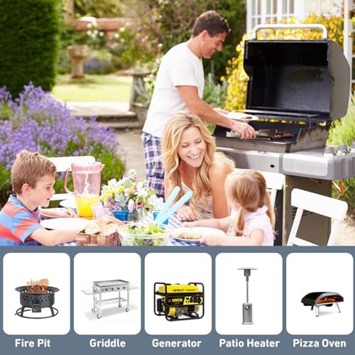 onlyfire Natural Gas Hose, Propane Gas Grill Connect/Disconnect Hose - Image 7