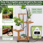 Automatic Watering System with Self Plant Watering Devices,Indoor Watering System for Potted Plants with Customize Schedule Water Timer,USB Power for Indoor Plant Watering System - Image 3