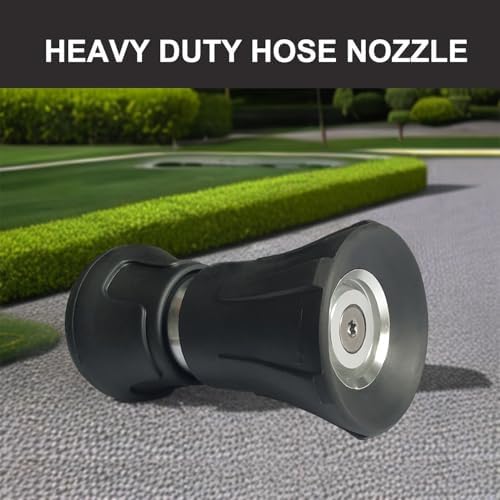 2 Pack Heavy Duty Fireman Style Hose Nozzle - Fits All Standard Garden Hoses - High Pressure Sprayer Nozzle to Wash Your Car or Water Your Garden – Leak Proof (Black) - Image 6
