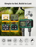 MOES 2 Zone Sprinkler Timer for Garden Hose,Brass Inlet &Outlet Water Timer - Image 4