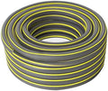 Garden Hose Kink Free, No Leaking, Male/Female Fittings Heavy Duty Durable Flexible Lightweight Water Pipe for Household & Yard Gray-4-points 5m by Unknown