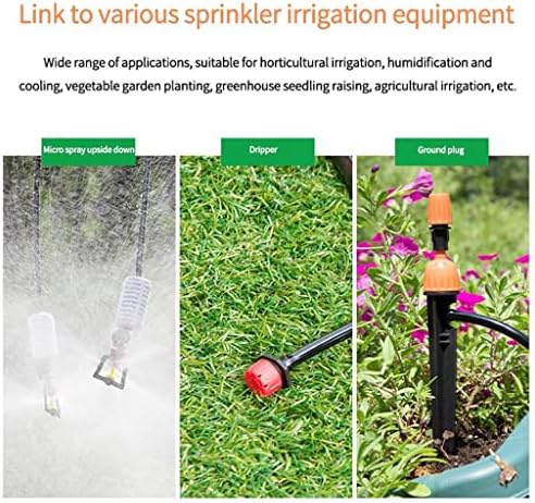1pcs Drip Irrigation Hose Plants, 10/20/40M Garden Watering Hose 1/4" 4/7mm PVC Hose Micro Drip Irrigation Tubing Sprinkler Lawn Plants Flower Greenhouse Pipe (Size : 10m) - Image 6
