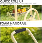 PayLessHere | Garden Hose Reel Cart | Holds Upto 300ft of 5/8" Hose | Tan - Image 6