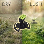 Turret-Shaped Sprinkler, 16-Nozzle ABS Engineering Plastic Oscillating Sprayer for Lawn Garden, Adjustable Rotating Head for Even Coverage, 9.9 x 7.9 x 4.5 in Water Saving Irrigation - Image 6
