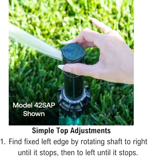 Rain Bird 42SASPG Gear Drive Rotor, Full Circle, 26-38 Feet - Image 5