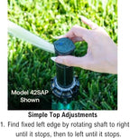 Rain Bird 42SASPG Gear Drive Rotor, Full Circle, 26-38 Feet - Image 5