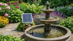 generic 50W Solar Panel 22W Water Fountain Pump Kit with Battery Box & Timer Controller, 12V DC Solar Powered Pond/Fountain/Submersible Pump for Garden, Outdoor, Pool - Image 5