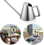 Fdit Stainless Steel Watering Can, 900ml, Long Spout, Brushed Finish, Indoor House Plants, Silver, 10.24x6.69x5 Inch - Image 4