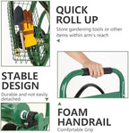 PayLessHere | Garden Hose Reel Cart | Holds Upto 300ft of 5/8" Hose | Green - Image 4