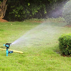 360 Degree Automatic Garden Sprinklers Watering Grass Lawn Rotary Nozzle Rotating Water Sprinkler System Supplies - Image 2