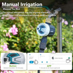 RAINPOINT WiFi Sprinkler Timer Irrigation System Automatic Garden Watering Brass Inlet 20 Separate Schedules - Image 7