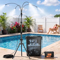 WESTTREE Standing Misters for Outside Patio, 4 Gallon Large Bucket Water Mister & Pump, 4+4 Spray Modes,Adjustable Height15FT Patio Portable Misters for Cooling Outdoor Camping Pool Backyard Garden by WESTTREE