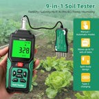 Digital N P K Sensor 9 in 1 Soil Tester PH EC Meter Temperature Moisture Salinity Fertility Detector Analyzer for Garden - Image 2
