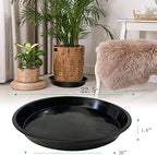 Plant Saucer 16 18 20 22 Inch, 4 Pack Heavy Duty Large Plant Tray for Planter Pot, Plastic Flower Pot Saucers Drip Water Trays for Indoors and Outdoors (22 Inch) - Image 2