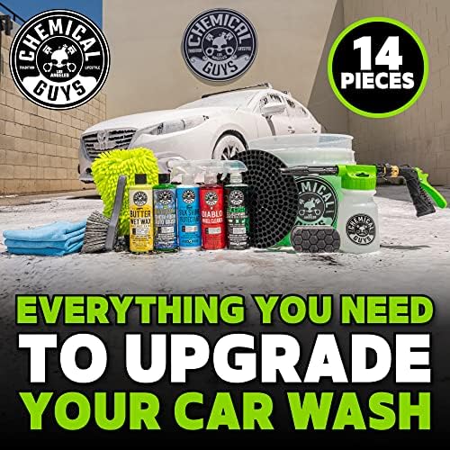 Chemical Guys Arsenal Builder Car Wash Kit (14 Pieces) with Leather Cleaner and Conditioner Detailing Kit (9 Pieces) - Image 3