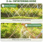 Sprinkler Hose with Holes 75 FT, Flat Sprinkler Soaker Hoses for Watering - Image 2