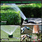 RESTMO Heavy Duty Garden Hose Nozzle, Multi-Angle Hose Spray Nozzle - Image 4
