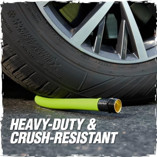 RUGGED RHINO Heavy Duty Garden Hose 25ft x 5/8in, Green and Black - Image 6