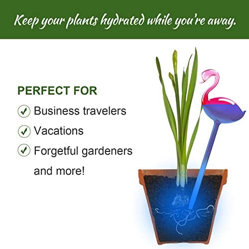 NiHome Spike Self-Watering Bulb Flamingo Bird Shaped - Image 6
