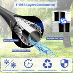 50 FT Garden Hose, Flexible No Kink Heavy Duty Garden Water Hose Flex Copper Bullet Collapsible Washer Rubber Hose 5/8" Soft Lightweight Outdoor Waterhose Manguera Para Jardin - Image 4