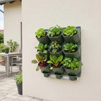 Vertical Wall Planter 3-Tier, 9-Pot Hanging Plant Holder(Green) - Image 6